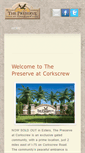 Mobile Screenshot of preserveatcorkscrew.com